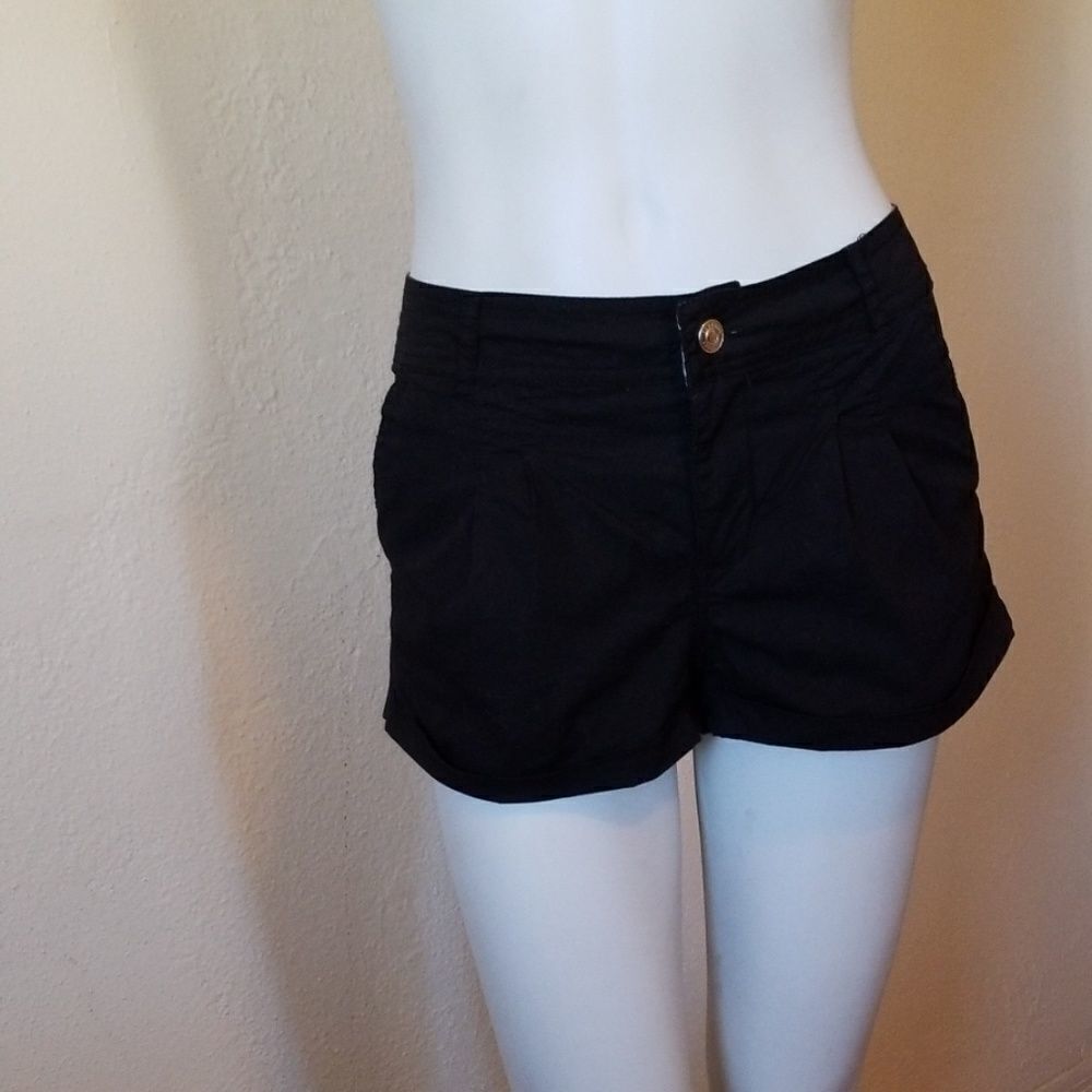 Therapy Black Jean Shorts 